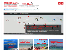 Tablet Screenshot of bestkitespots.com